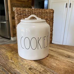 Rae Dunn COOKIES canister with lid